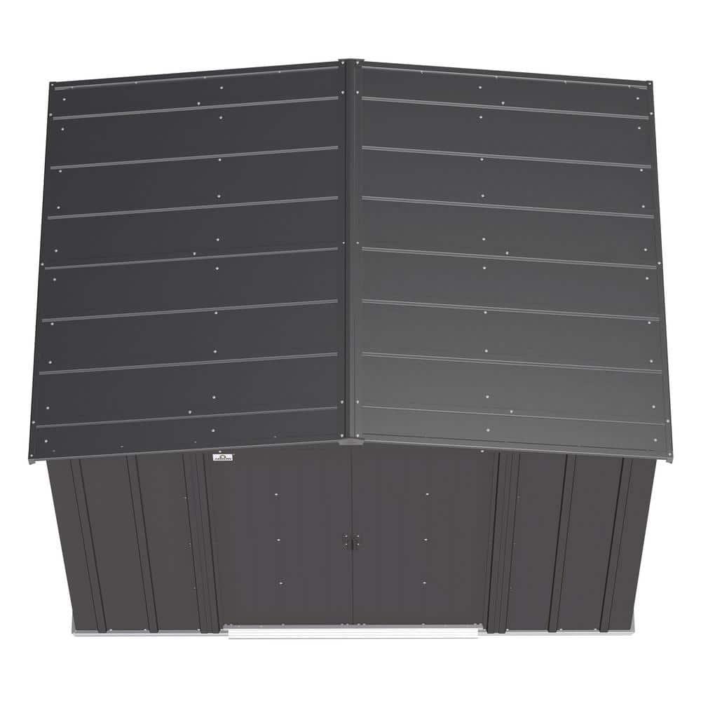 Arrow 8 ft. W x 6 ft. D Galvanized Steel Storage Shed
