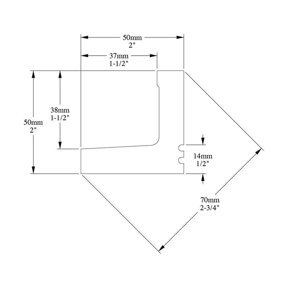 Orac Decor | High Density High Density Polyurethane Foam Crown Moulding For Indirect Lighting | Primed White | 4in Sample Piece