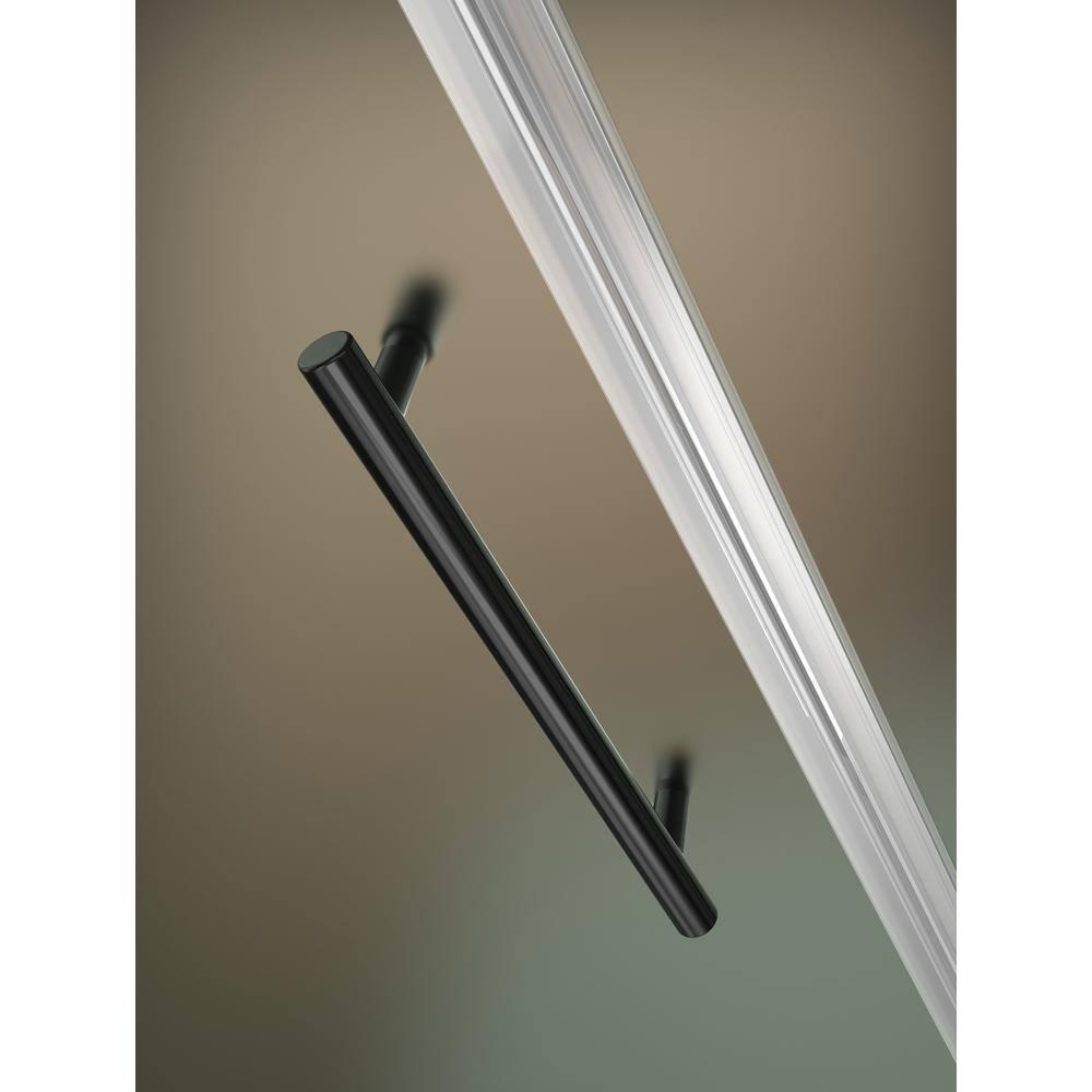 Merrick Frameless 40" x 72" Neo-Angle Hinged Shower Enclosure