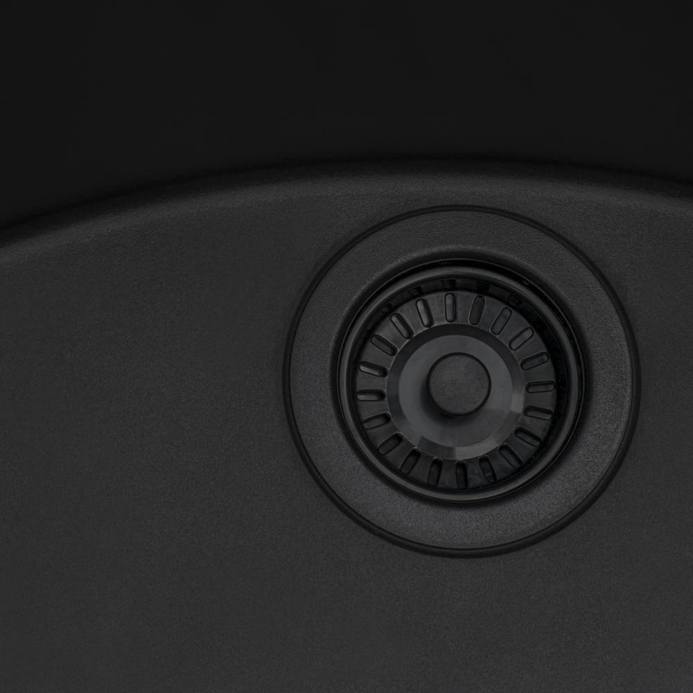 Ruvati 16 x 20 inch epiGranite Drop-in Topmount Granite Composite Kitchen Sink
