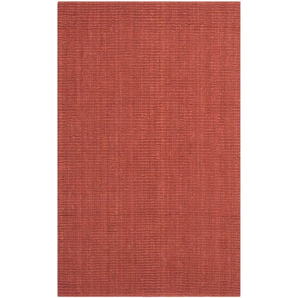 Natural Fiber NF447 Hand Woven Indoor Area Rug - Rust - 5'x8' - Safavieh
