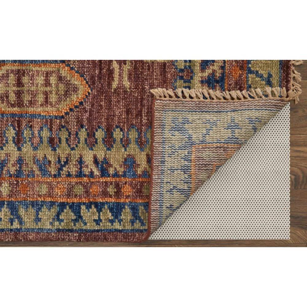 Cornado Hand-Knotted Wool Rug - Red / 2'6" x 14' Runner