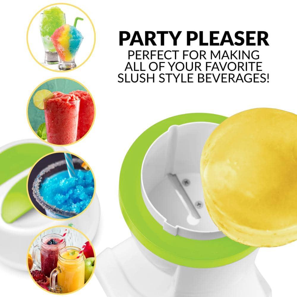 Nostalgia Nostalgia Electric Hawaiian Shave Ice & Snow Cone Maker, Includes Reusable Cup And Two Ice Molds, Stainless Steel Blades