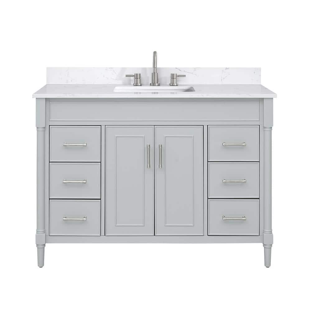 Avanity Bristol 48" Free Standing Single Bathroom Vanity with Engineered Stone Top
