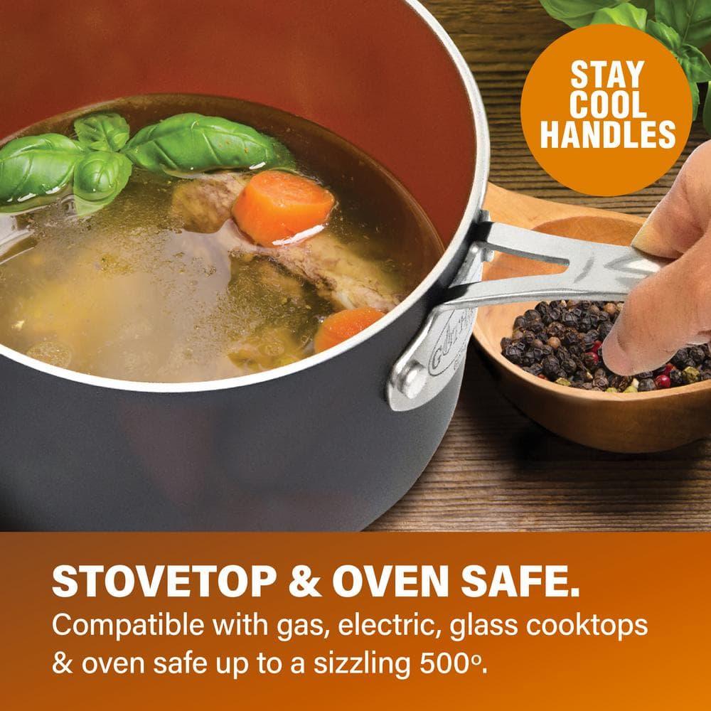 14-Piece Aluminum Ti-Ceramic Nonstick Cookware Set