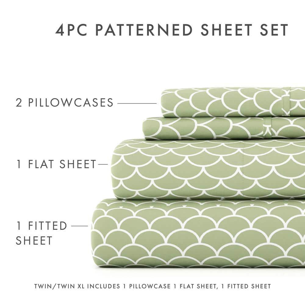 Becky Cameron Simply Soft™ Scallops Pattern Microfiber Sheet Set