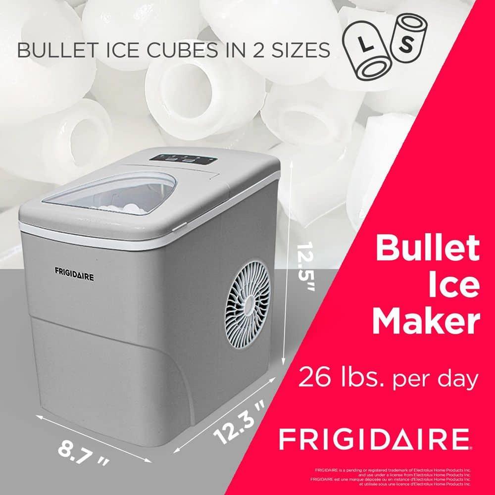 Frigidaire Small Appliances Frigidaire Small Appliances 26 Lb. Daily Production Cube Ice Freestanding Ice Maker