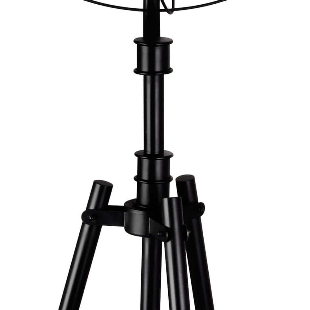 CWI Lighting Pamela 5 Light Farmhouse Metal Floor Lamp in Black