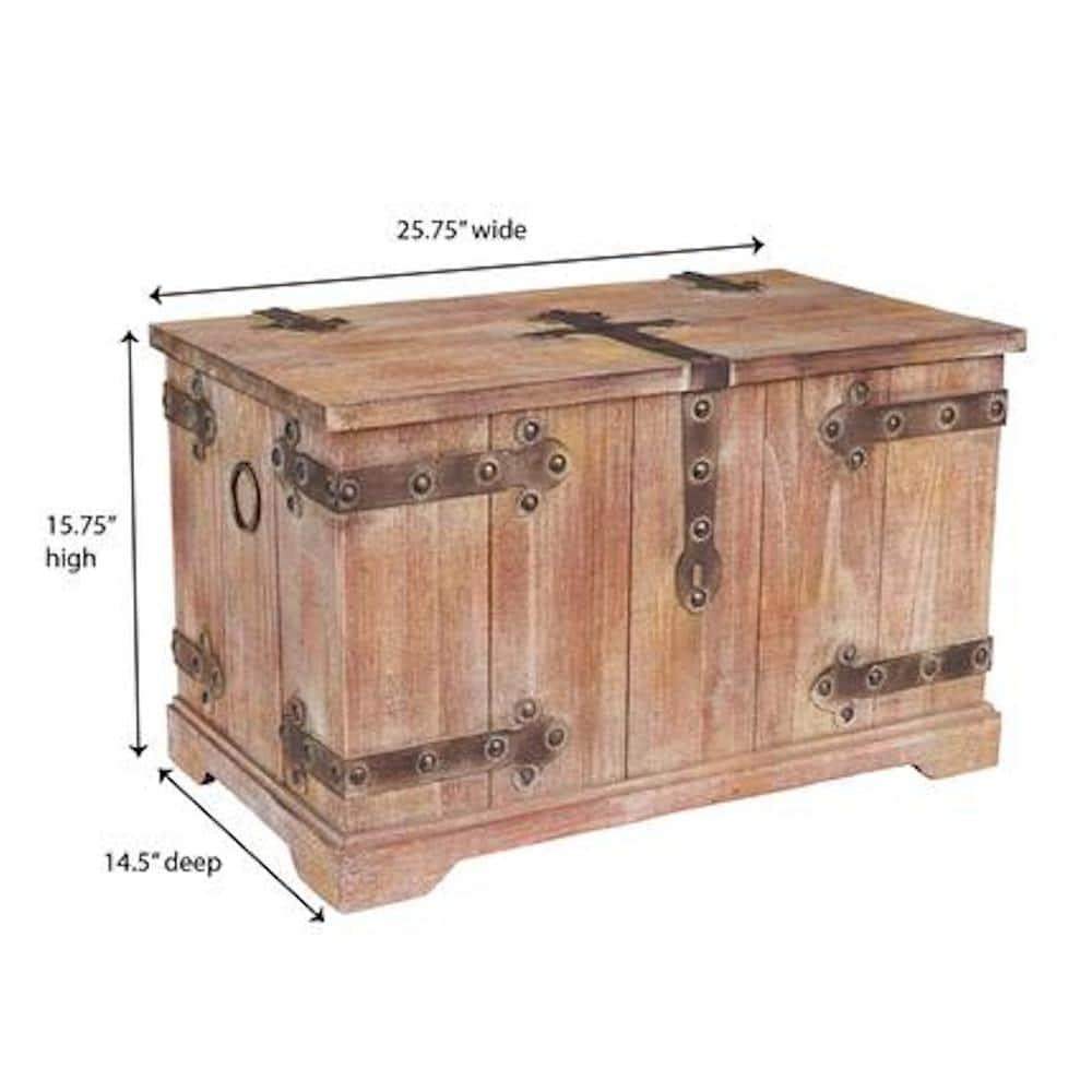 Household Essentials Decorative Trunk, Victorian, Large