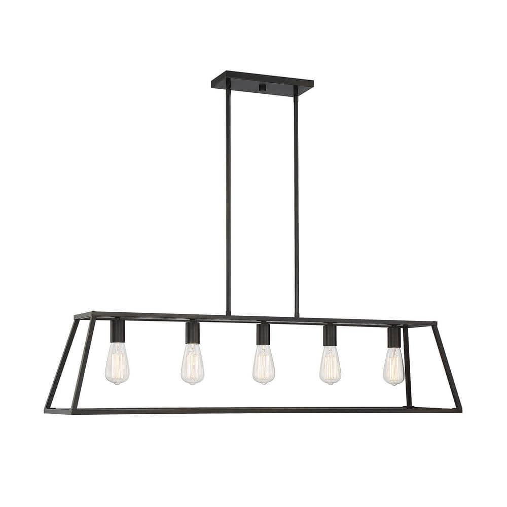 Clare 5 Light Metal Dimmable Kitchen Island Chandelier