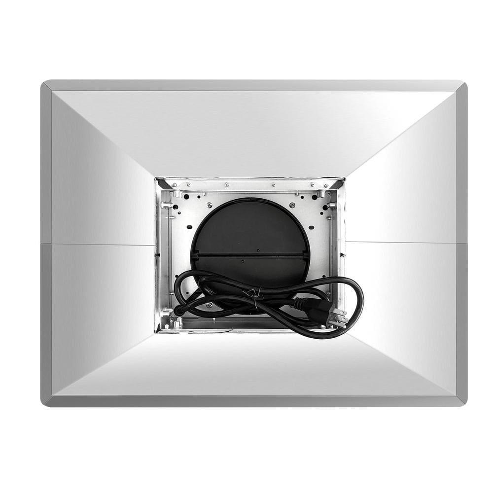 Cosmo 30" 380 CFM Ductless Island Range Hood Kitchen Hood in Stainless Steel