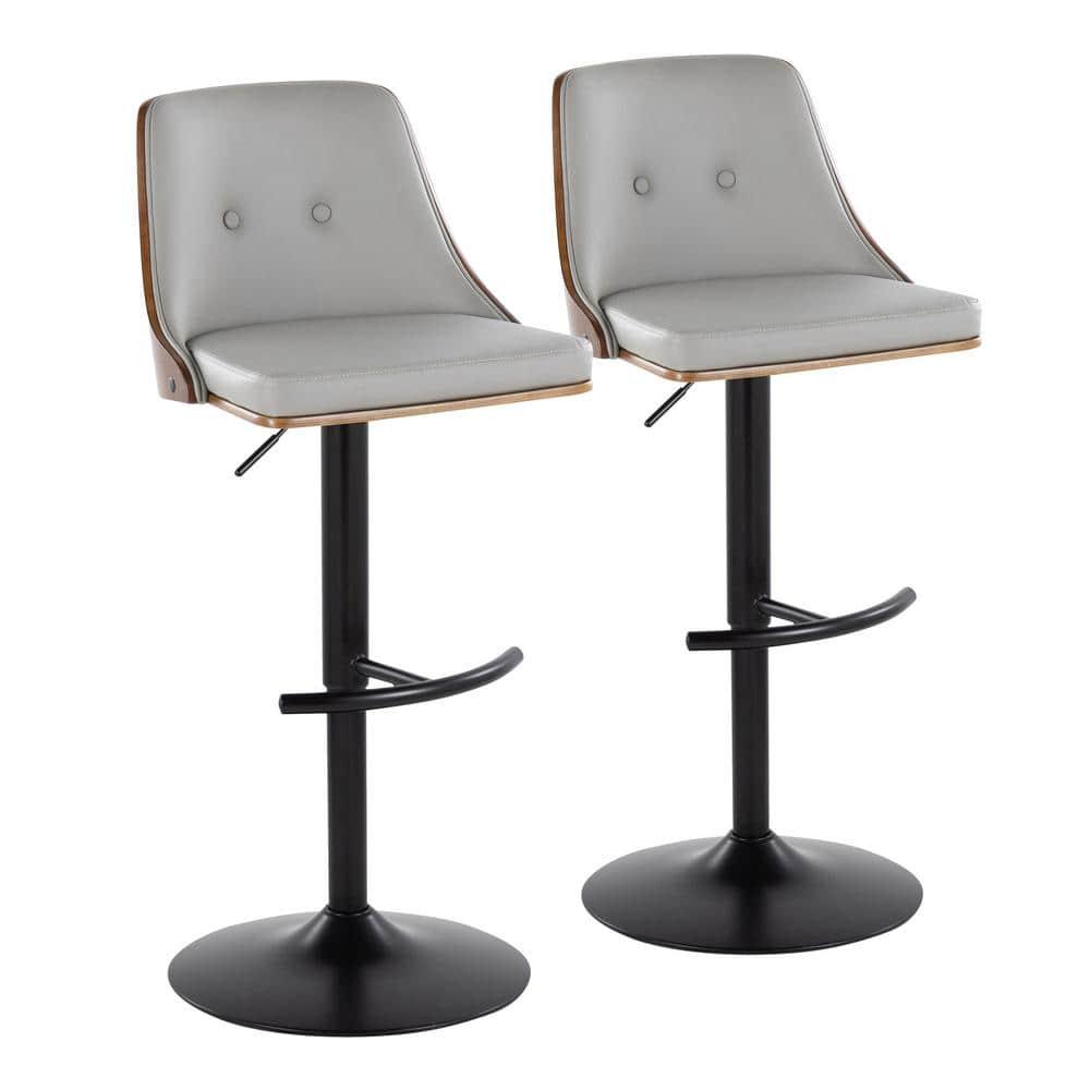 LumiSource Gianna Adjustable Barstool - Set of 2