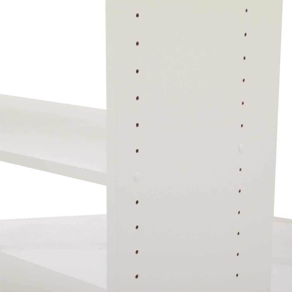 Closet Evolution 6-Shelf Corner Closet Organizer, White