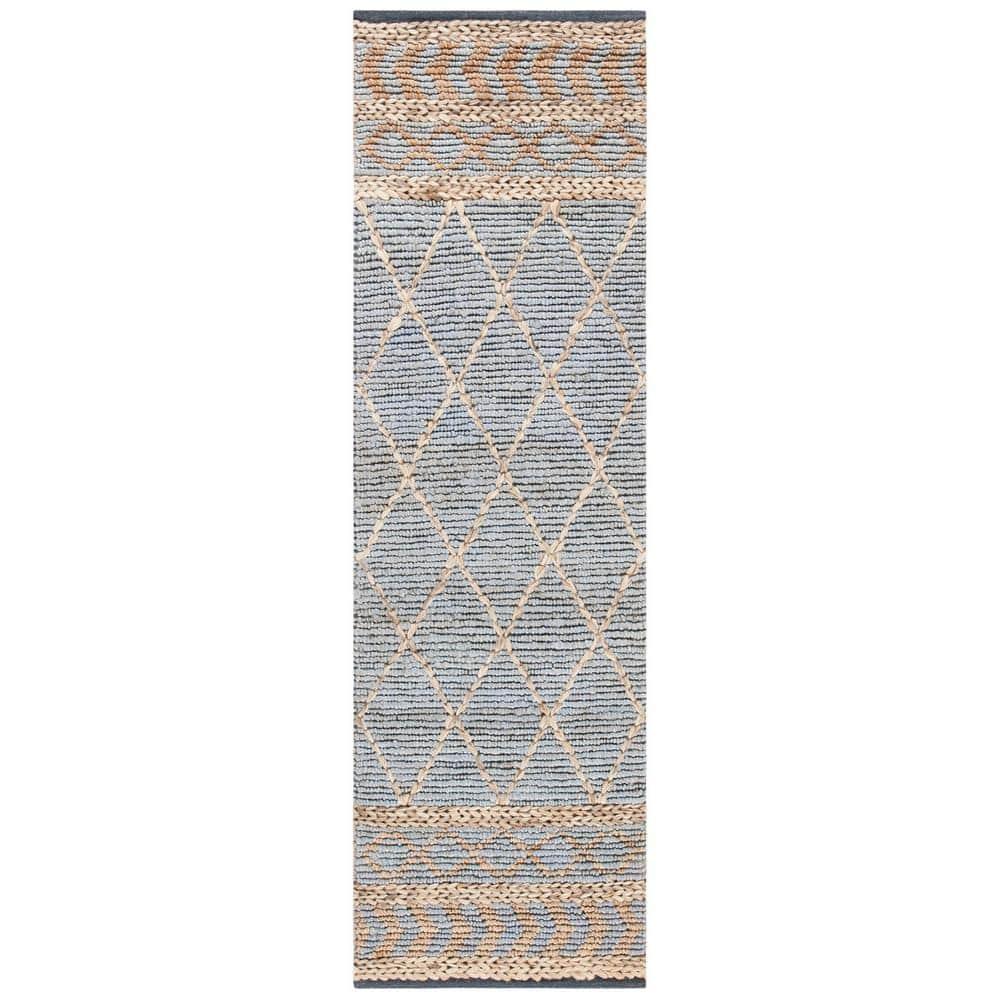 Sand & Stable™ Phippsburg Geometric Handwoven Natural/Blue Area Rug
