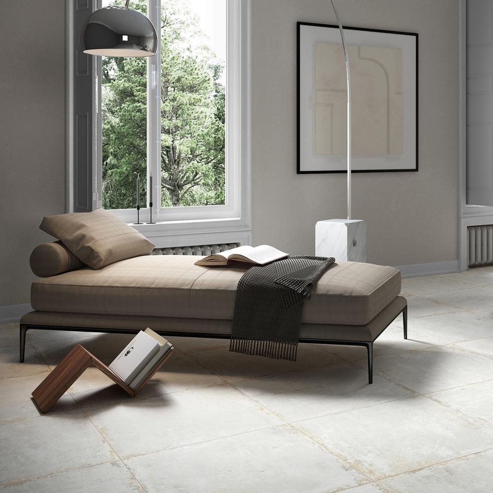 Mantis 23.62 in. x 23.62 in. Matte Porcelain Stone Look Floor and Wall Tile (11.62 Sq. Ft. / Case)