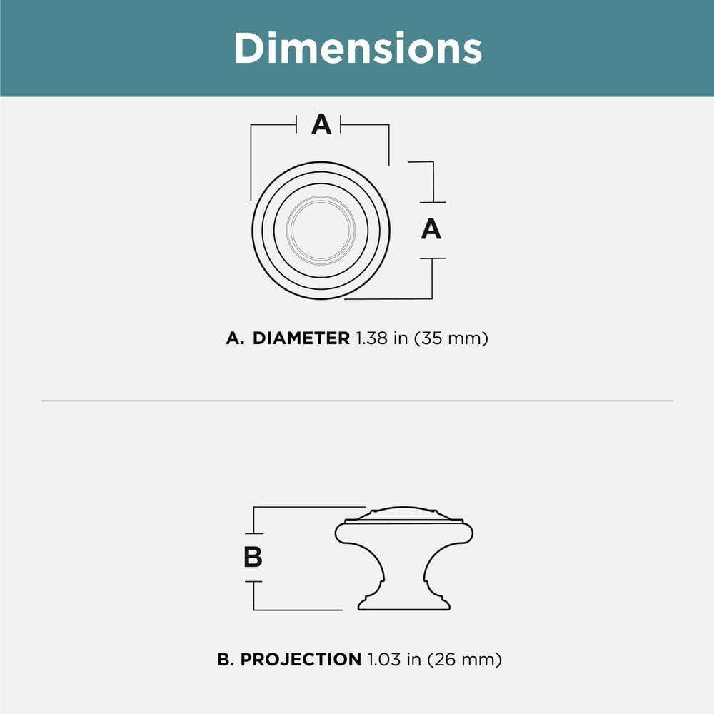 Franklin Brass Individuals 1 3/8" Diameter Mushroom Knob