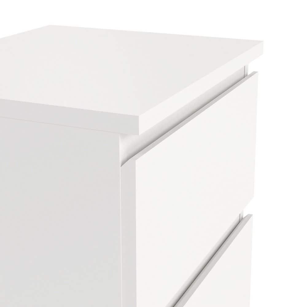 Tvilum, Aurora 2 Drawer Nightstand, White