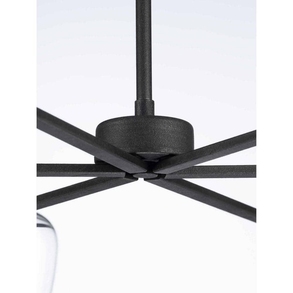 P400154-071-Progress Lighting-Foster - Chandeliers Light - 6 Light in Farmhouse style - 30 Inches wide by 14 Inches high -Traditional Installation