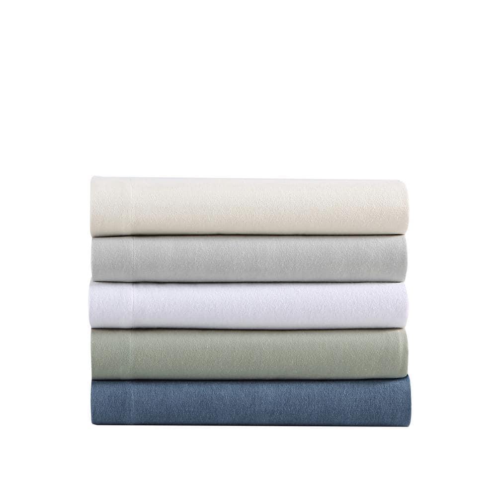 Eddie Bauer Solid Cotton Flannel Sheet Sets