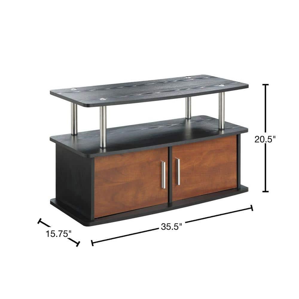Convenience Concepts Designs2Go Deluxe 2 Door TV Stand with Cabinets