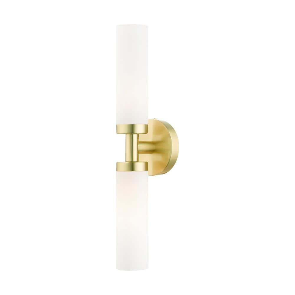 Livex Lighting Aero 2 - Light Vanity in  Satin Brass