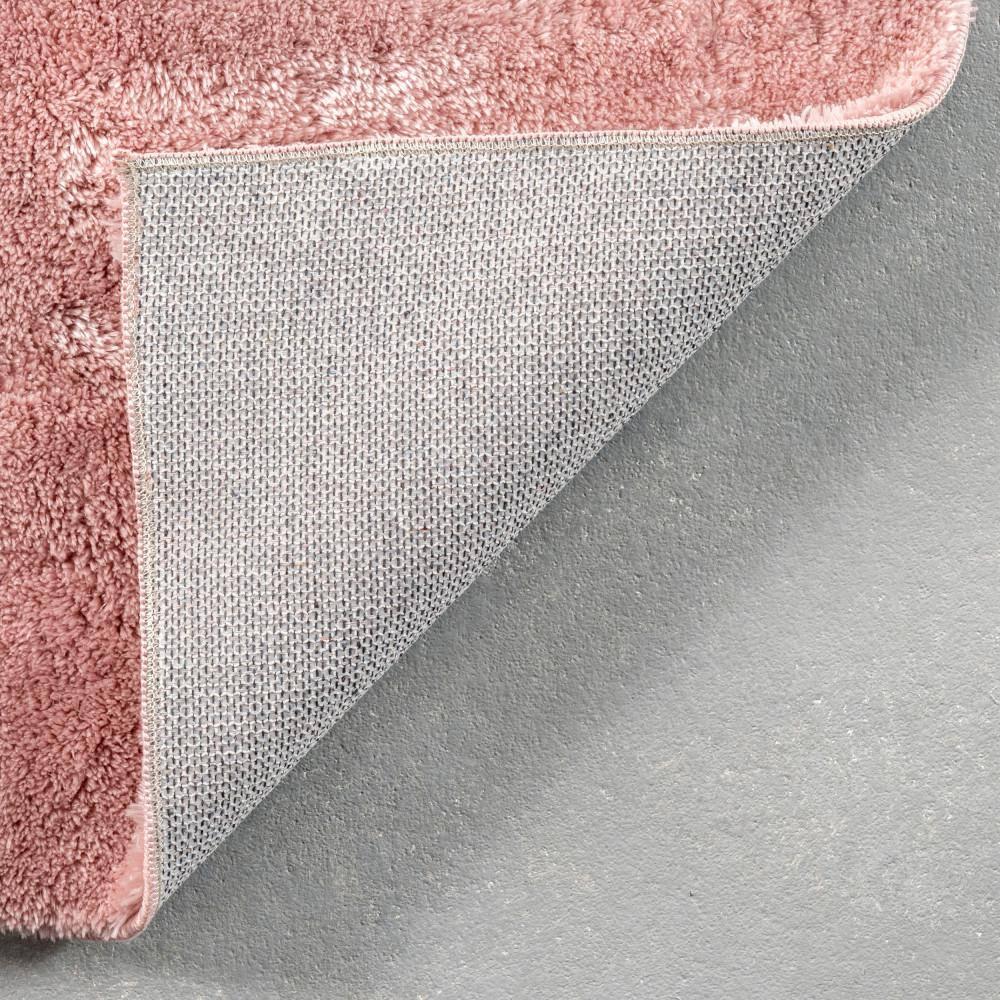 nuLOOM 3' x 5' Cozy Plush SuperiorWash Area Rug, Machine Washable, Non-Slip, Soft Fluffy Shag Carpet for Living Room Bedroom Nursery, Loni Pink