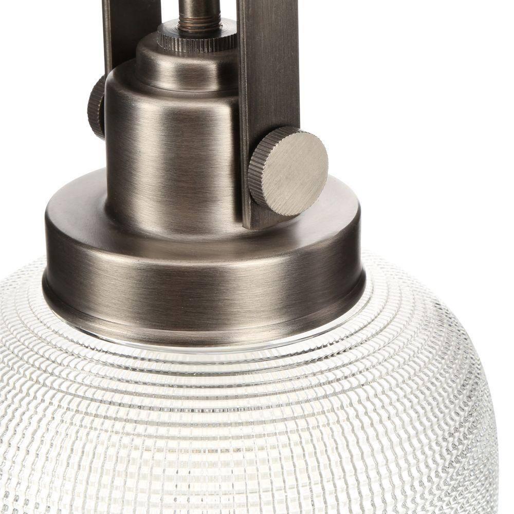 Progress Lighting, Archie Collection, 1-Light Mini-Pendant, Polished Chrome, Prismatic Glass Shade