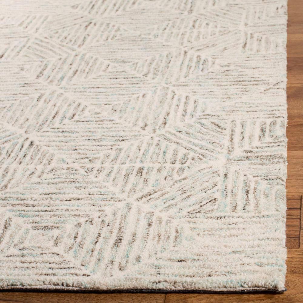 Abstract ABT763 Handmade Indoor Area Rug - Light Blue - 6'x9' - Safavieh
