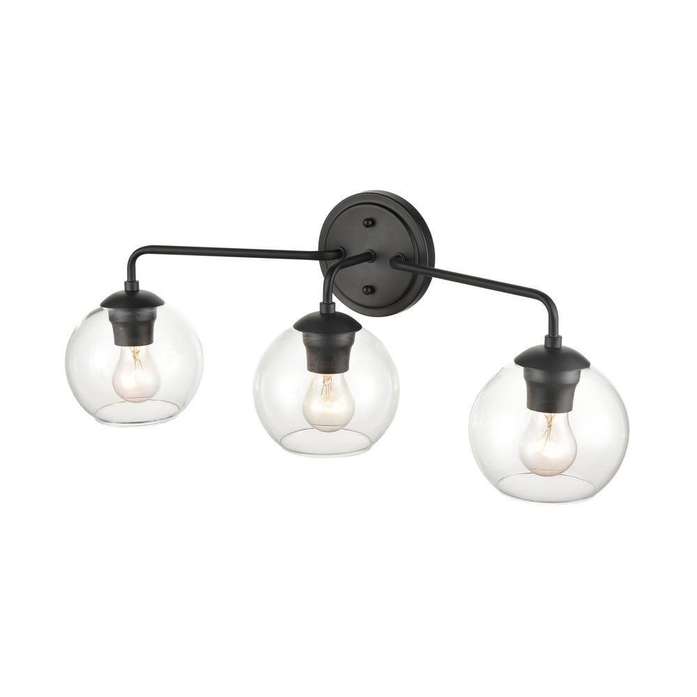 Millennium Lighting 3 - Light Vanity in  Matte Black
