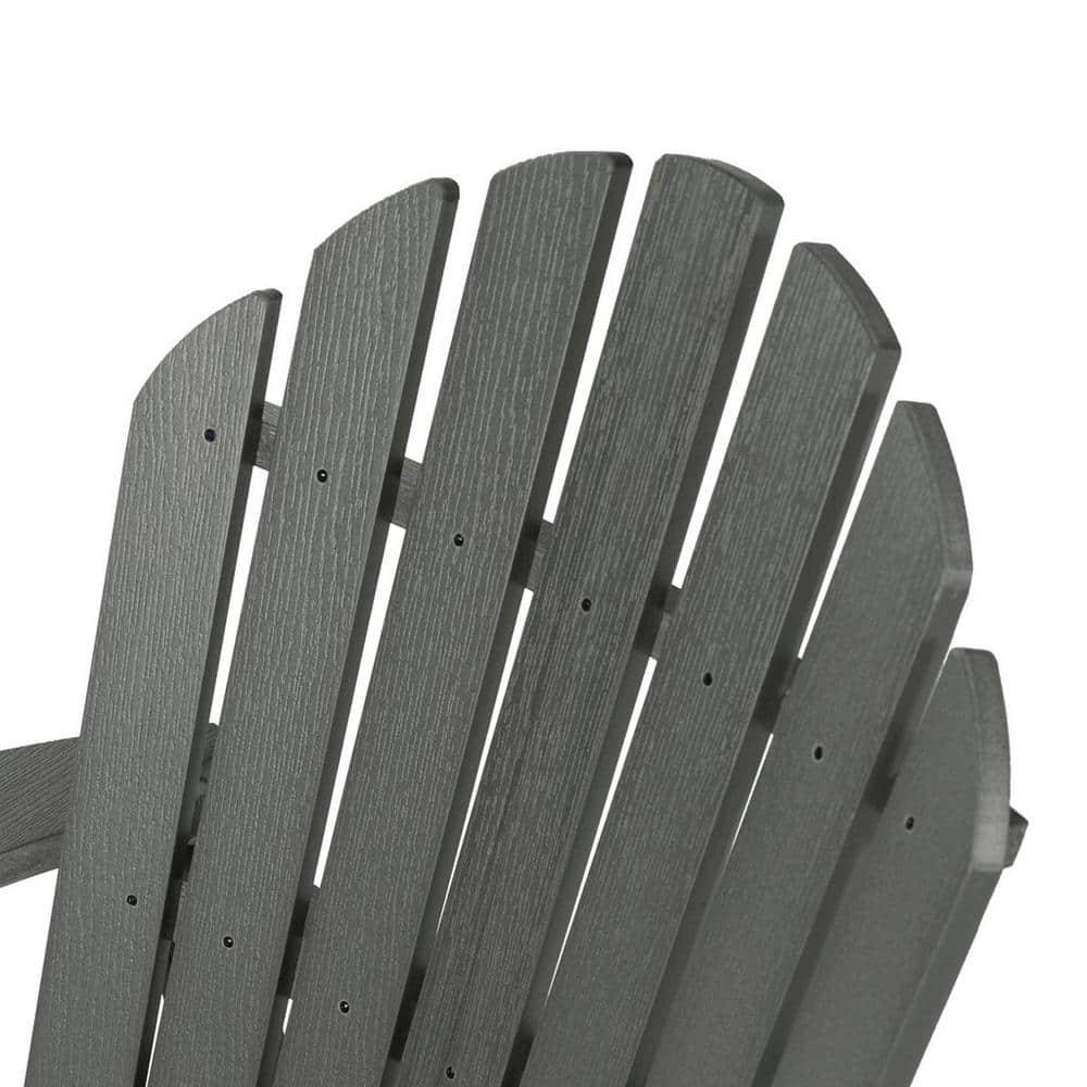 Hamilton 2pk Folding & Reclining Adirondack Chairs - Coastal Teak - highwood: Weather-Resistant Outdoor Seating