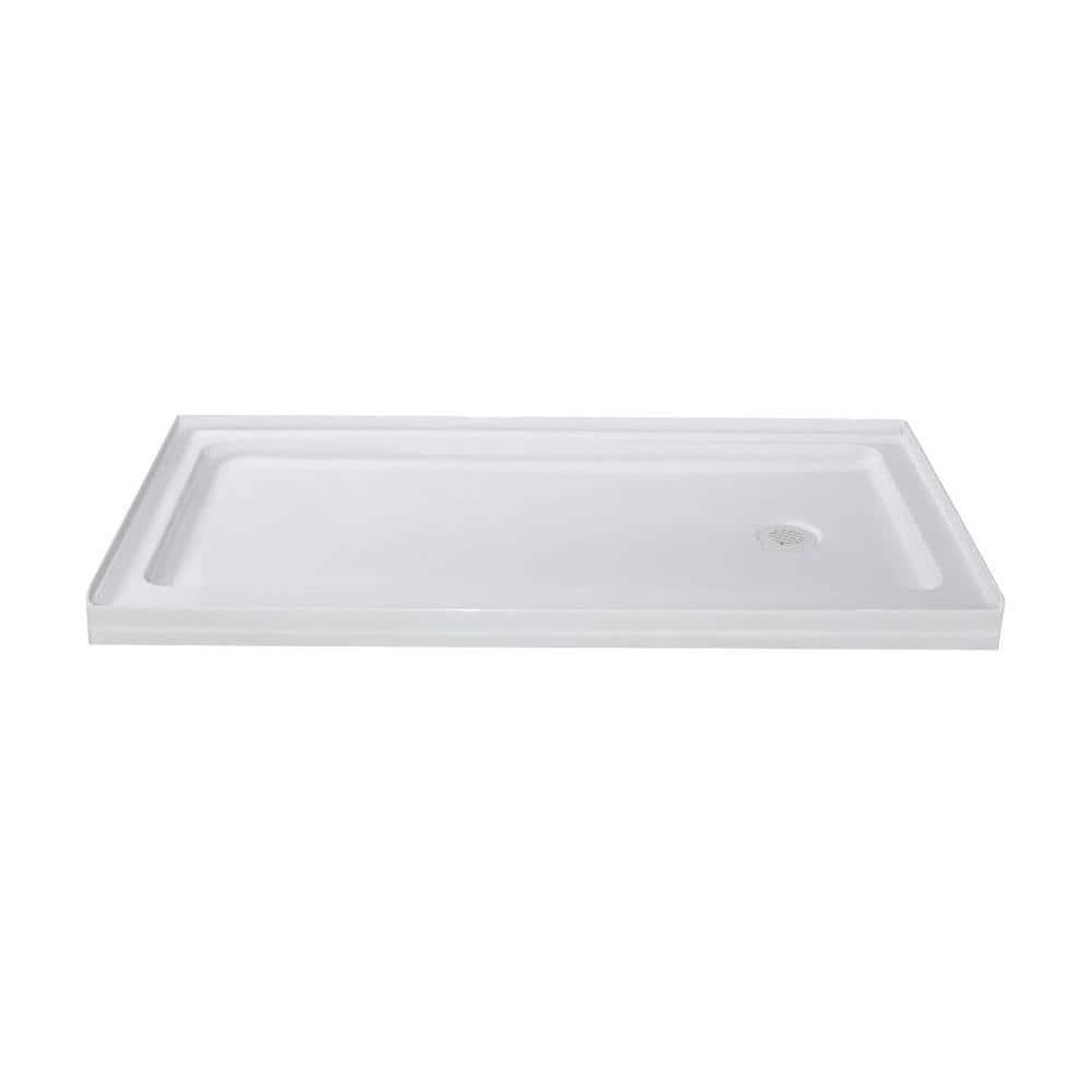 Aston SDR976-TR-SS-60-10-R Moselle 77.5" Single Sliding Frameless Shower Door