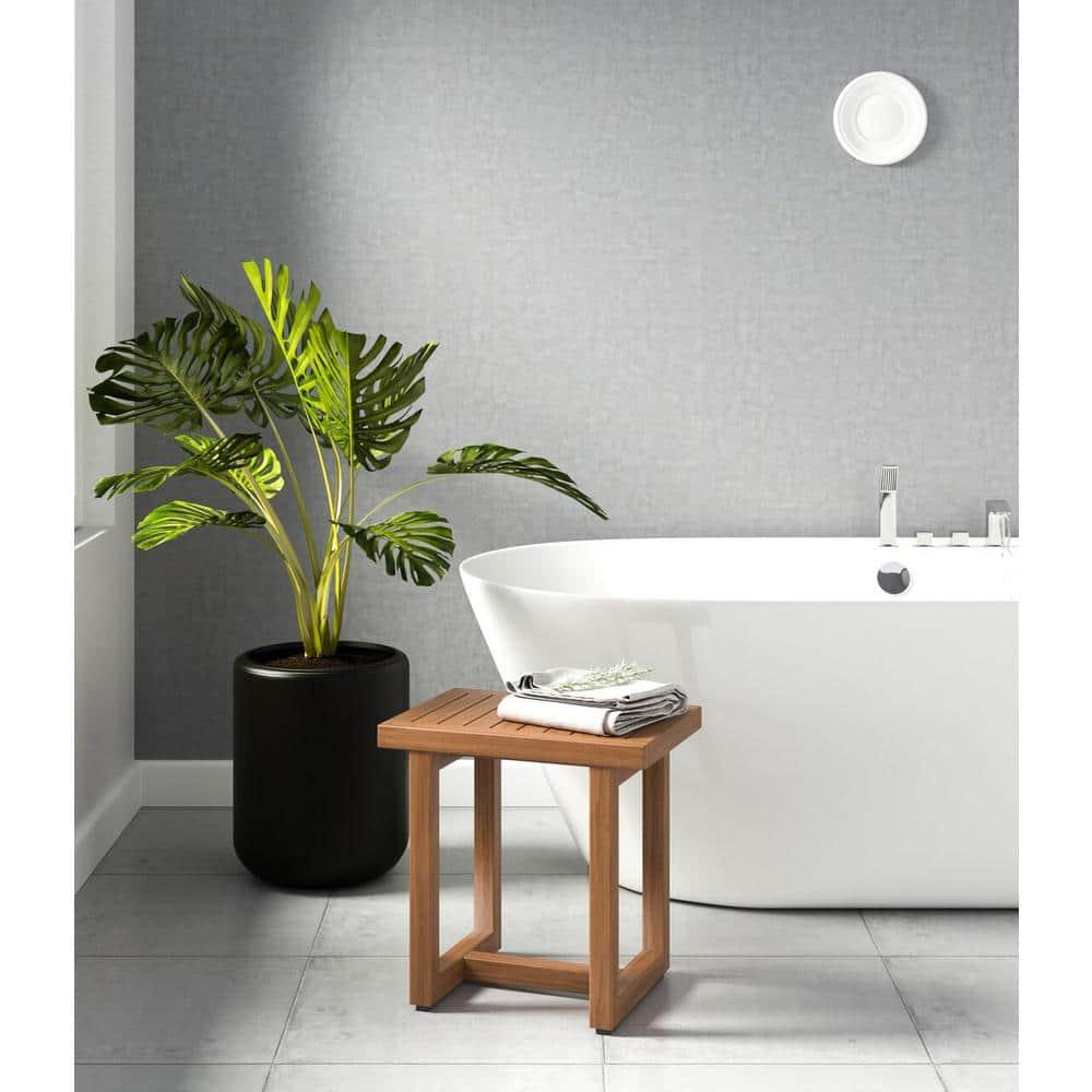 Aqua Teak Spa 17.25'' W Teak Shower Bench