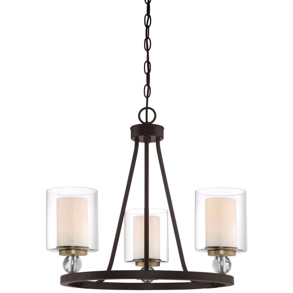 Studio 5 3 - Light Dimmable Wagon Wheel Chandelier