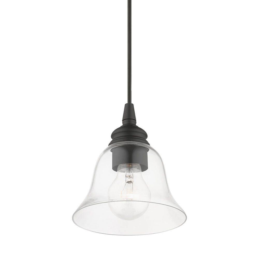 Livex Lighting Moreland 1 - Light Pendant in Black