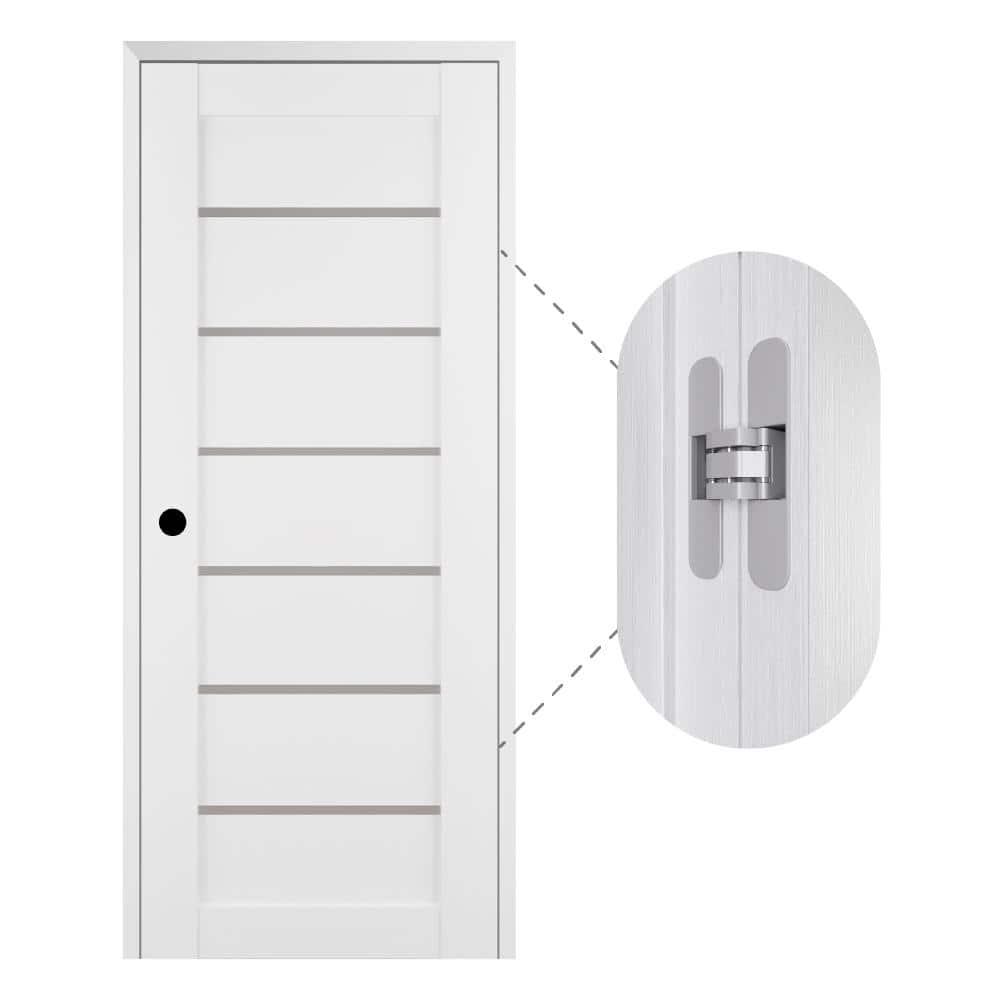 Belldinni Alba DIY-Friendly Single Prehung with Concealed Hinges Standard Door