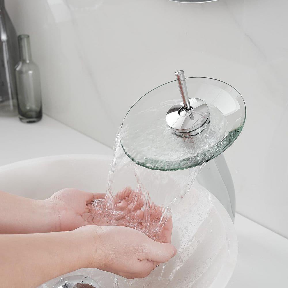 Waterfall Vessel Bathroom Faucet