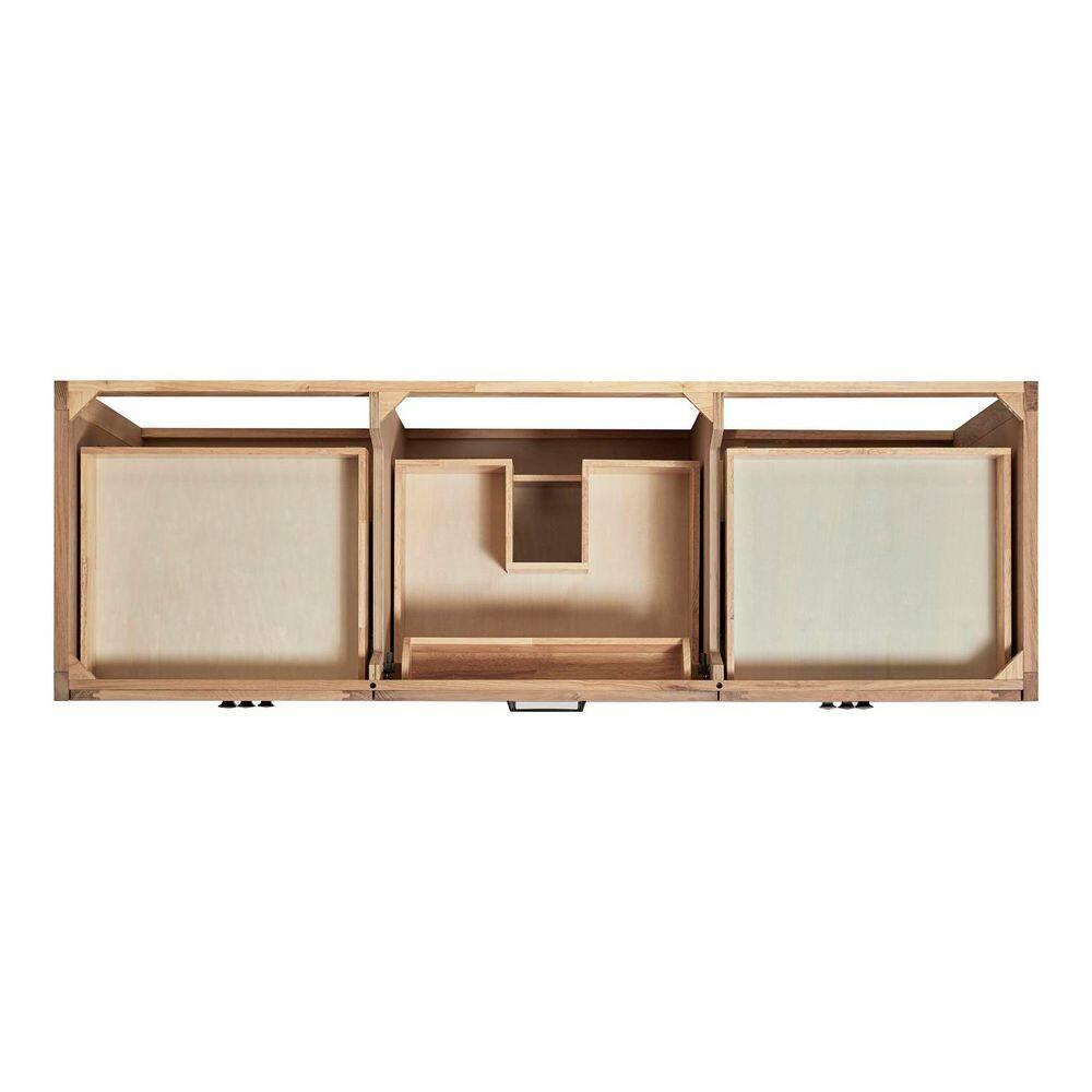 Ariel Bath Ariel Monrow 67 Inch Single Oval Sink Bathroom Vanity With Pure White Quartz Countertop