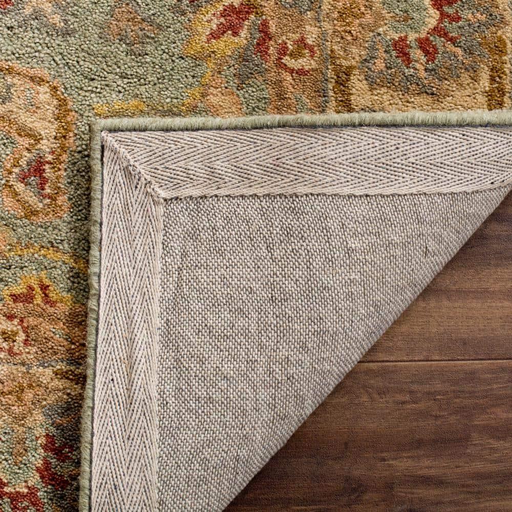 Antiquity AT311 Hand Tufted Runner Rug - Teal/Beige - 2'3"x10' - Safavieh.