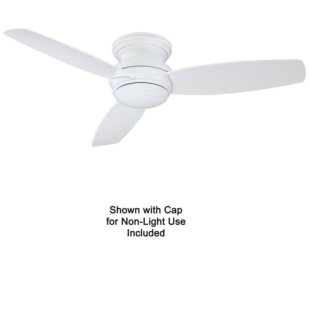 Minka Aire 52" Concept 3 - Blade Outdoor LED Propeller Ceiling Fan with Wall Control and Light Kit Included