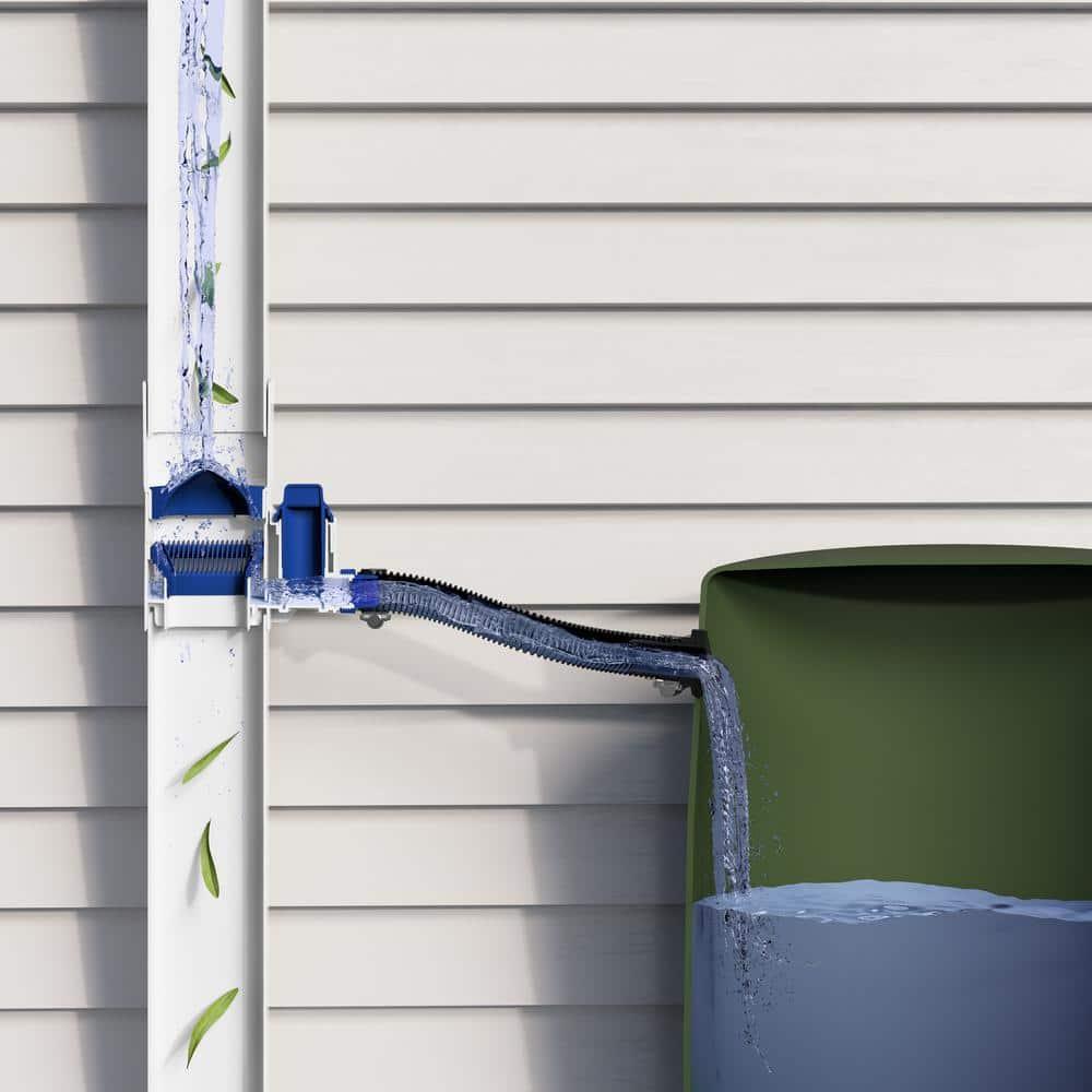 Rain Harvesting DDIV104 Downpipe Diverter Rectangular - 2 x 3 in. & 3 x 4 in.