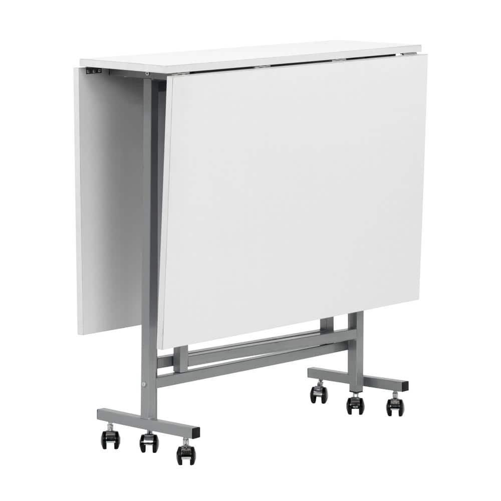 Sew Ready 58.75'' x 36.5'' Foldable Craft Table with Wheels