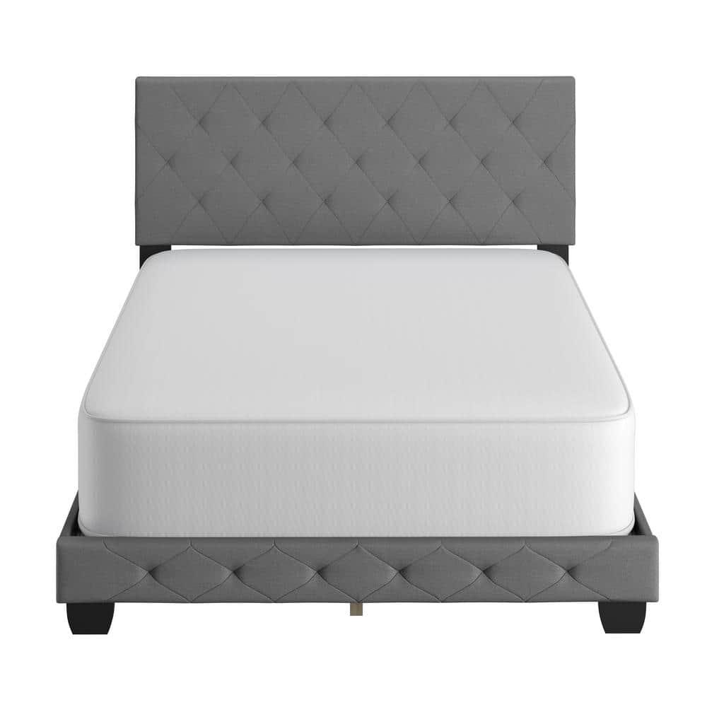 Boyd Sleep Boyd Sleep Chloe Linen Upholstered Bed Frame with Adjustable Headboard, Sturdy Wood Slat System, No Box Spring Required