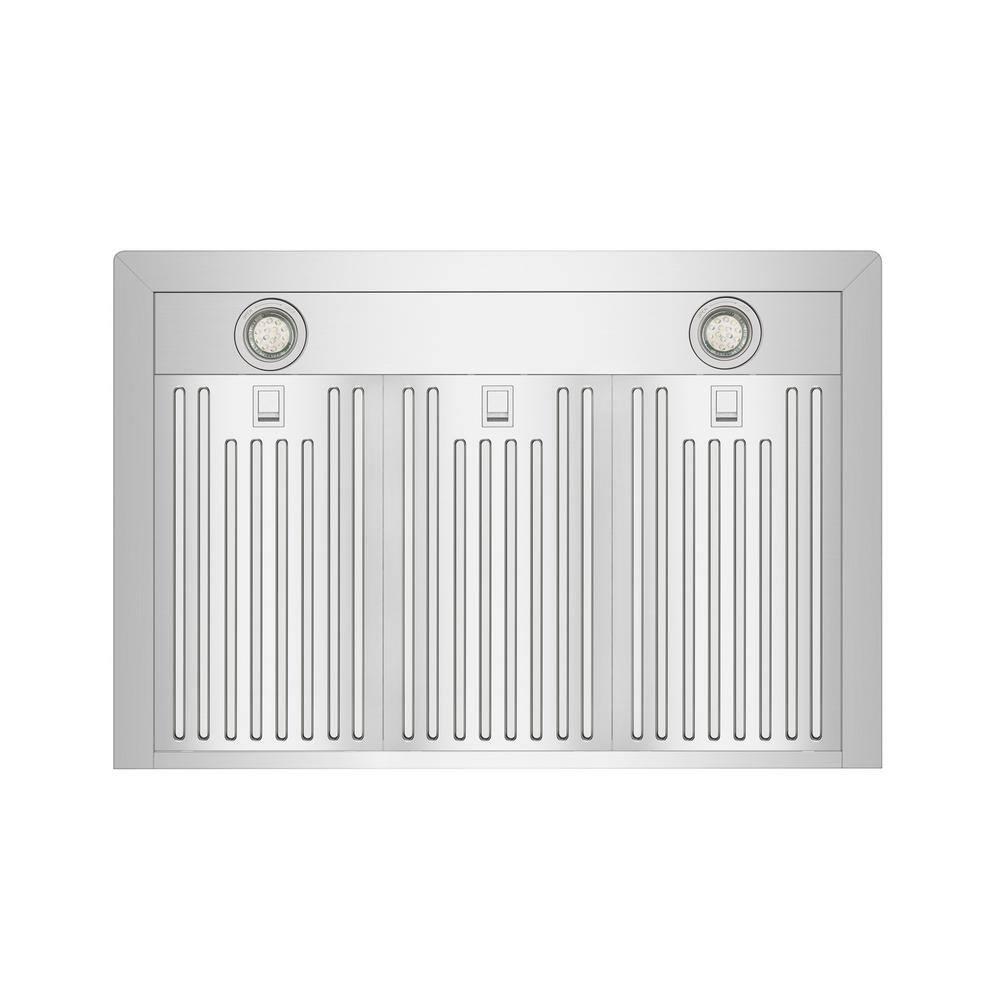 Empava Empava 36" Metal 380 CFM Convertible Wall Range Hood with Baffle Filter