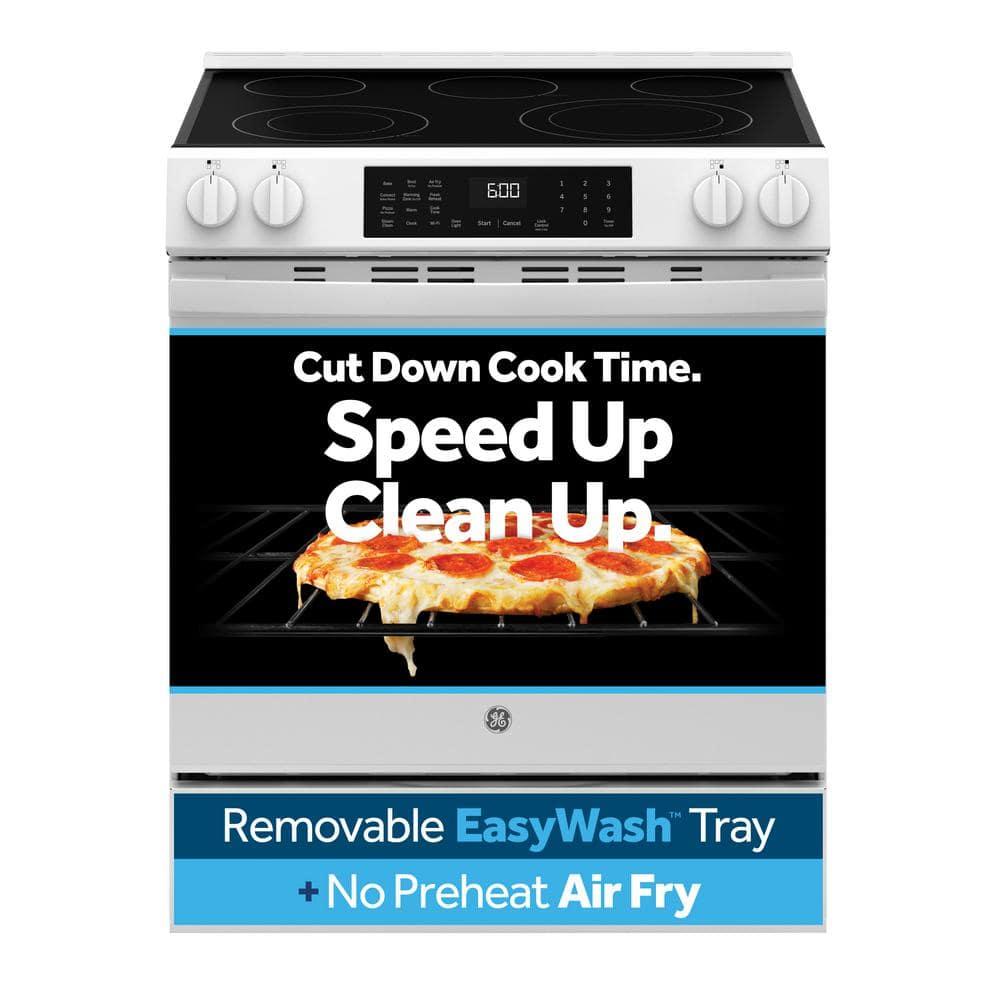 GE 30" Slide-In Electric Convection Range