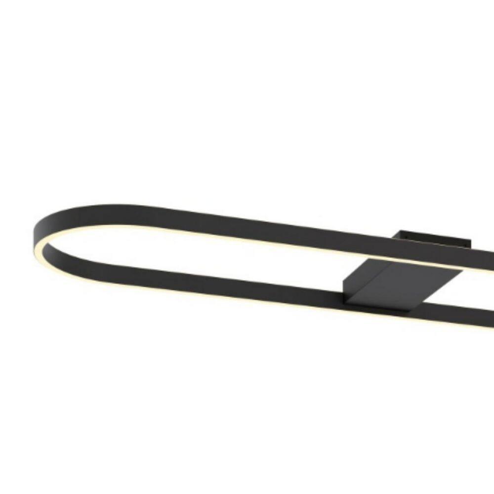 AFX Glo 1 - Light Semi-Flush Mount in  Black