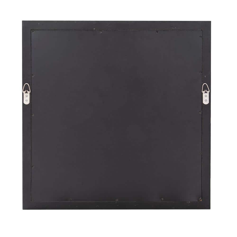 Tyler Dillon Square Wall Mirror with Round Central Design - 20" x 20"
