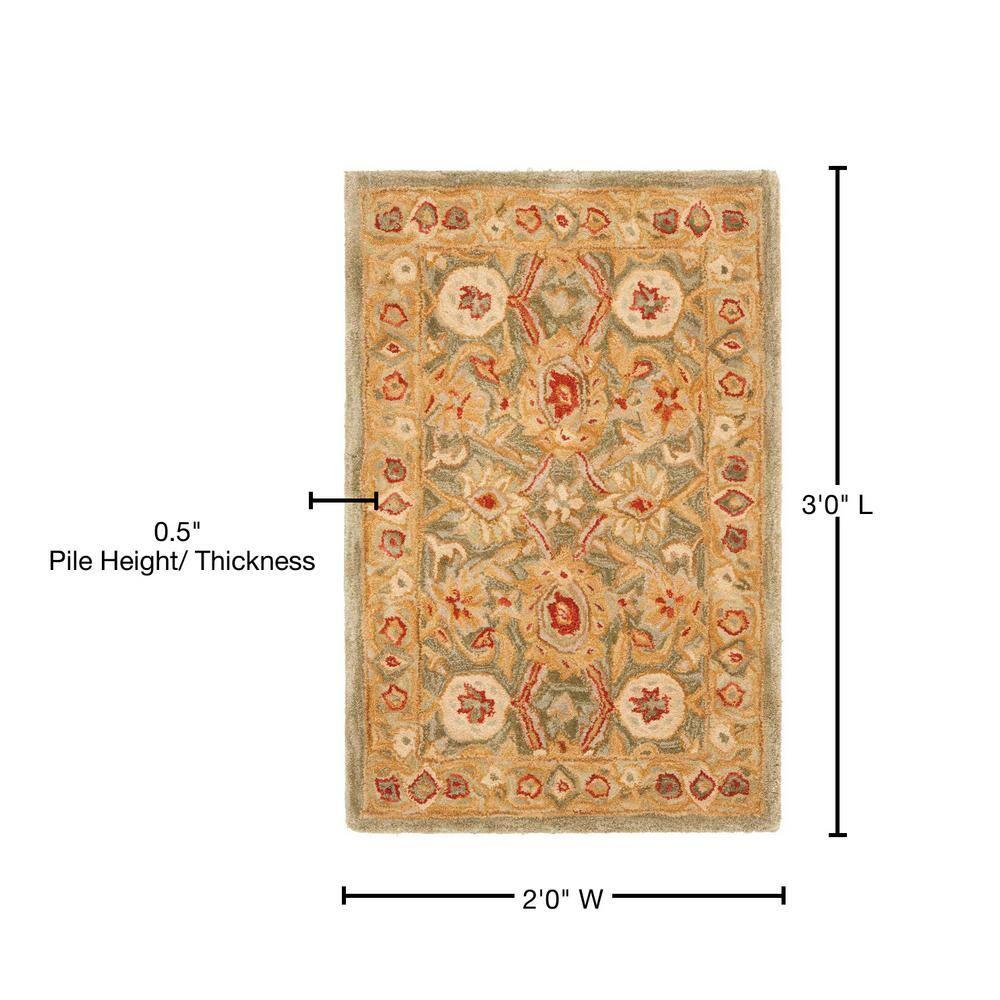 Anatolia AN516 Hand Tufted Indoor Accent Rug - Brown/Ivory - 2'x3' - Safavieh