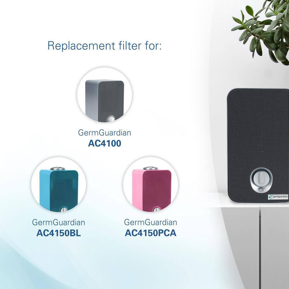 GermGuardian Air Purifier Replacement Filter E, HEPA Pure, for Models AC4100 Series