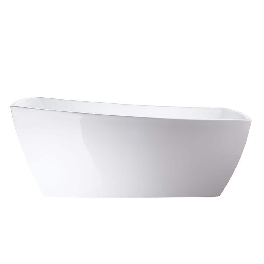 Vanity Art 67" X 31" Acrylic Freestanding Bathtub