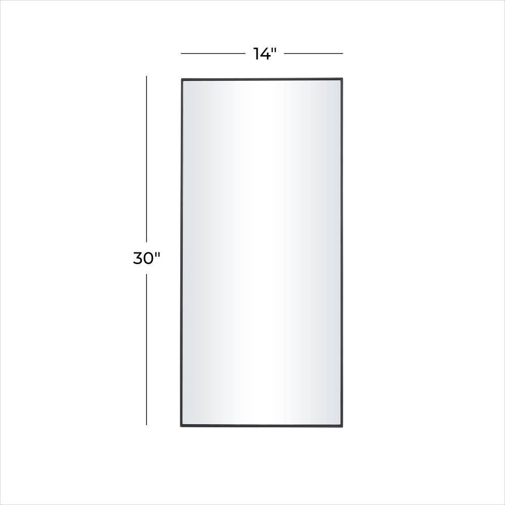 Gold Rectangular Full Length Wooden Wall Mirror